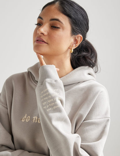 Do Not Fear Grey Unisex Hoodie - A-1 Thread Vault
