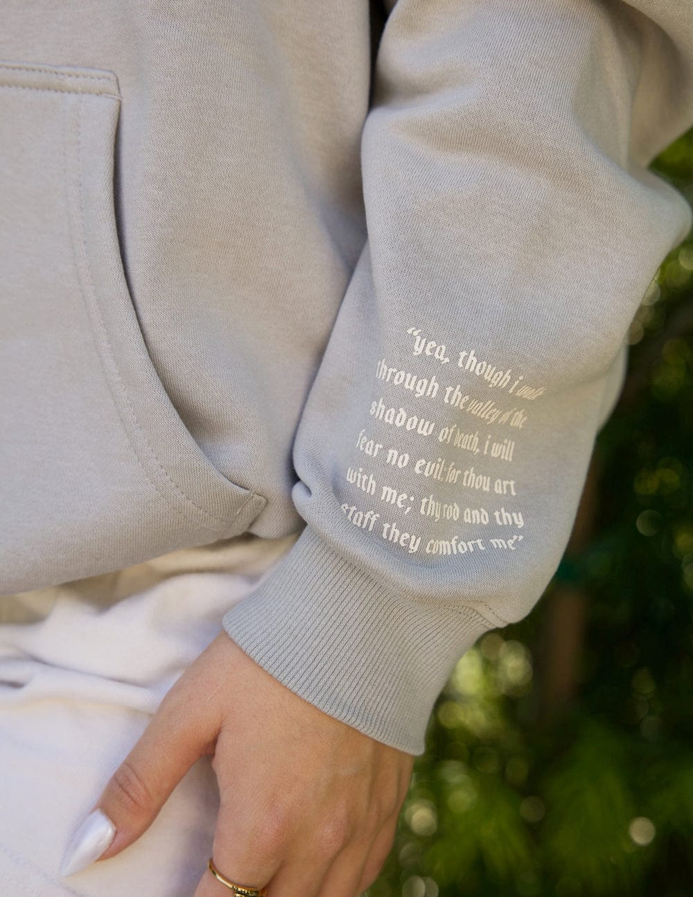Do Not Fear Grey Unisex Hoodie - A-1 Thread Vault