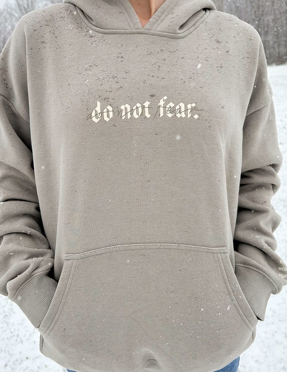 Do Not Fear Grey Unisex Hoodie - A-1 Thread Vault