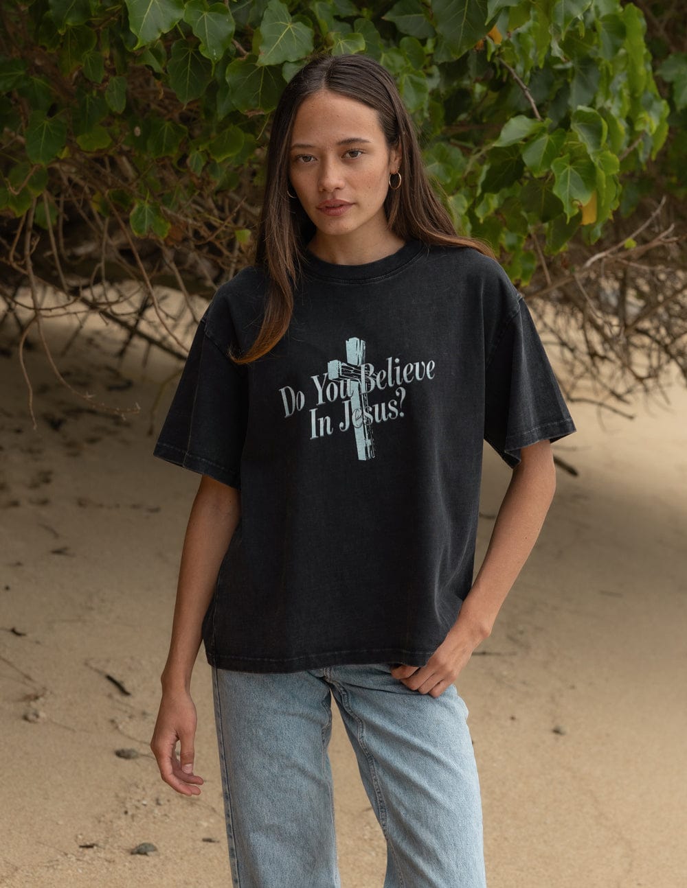 Do You Believe in Jesus Heavyweight Tee - A-1 Thread Vault