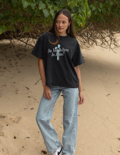 Do You Believe in Jesus Heavyweight Tee - A-1 Thread Vault