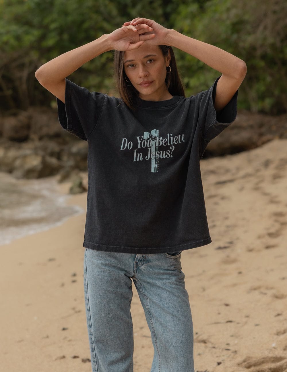Do You Believe in Jesus Heavyweight Tee - A-1 Thread Vault