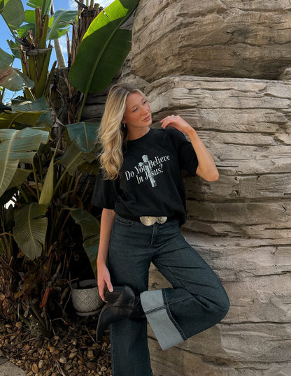 Do You Believe in Jesus Heavyweight Tee - A-1 Thread Vault