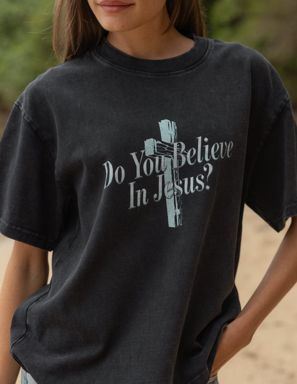 Do You Believe in Jesus Heavyweight Tee - A-1 Thread Vault