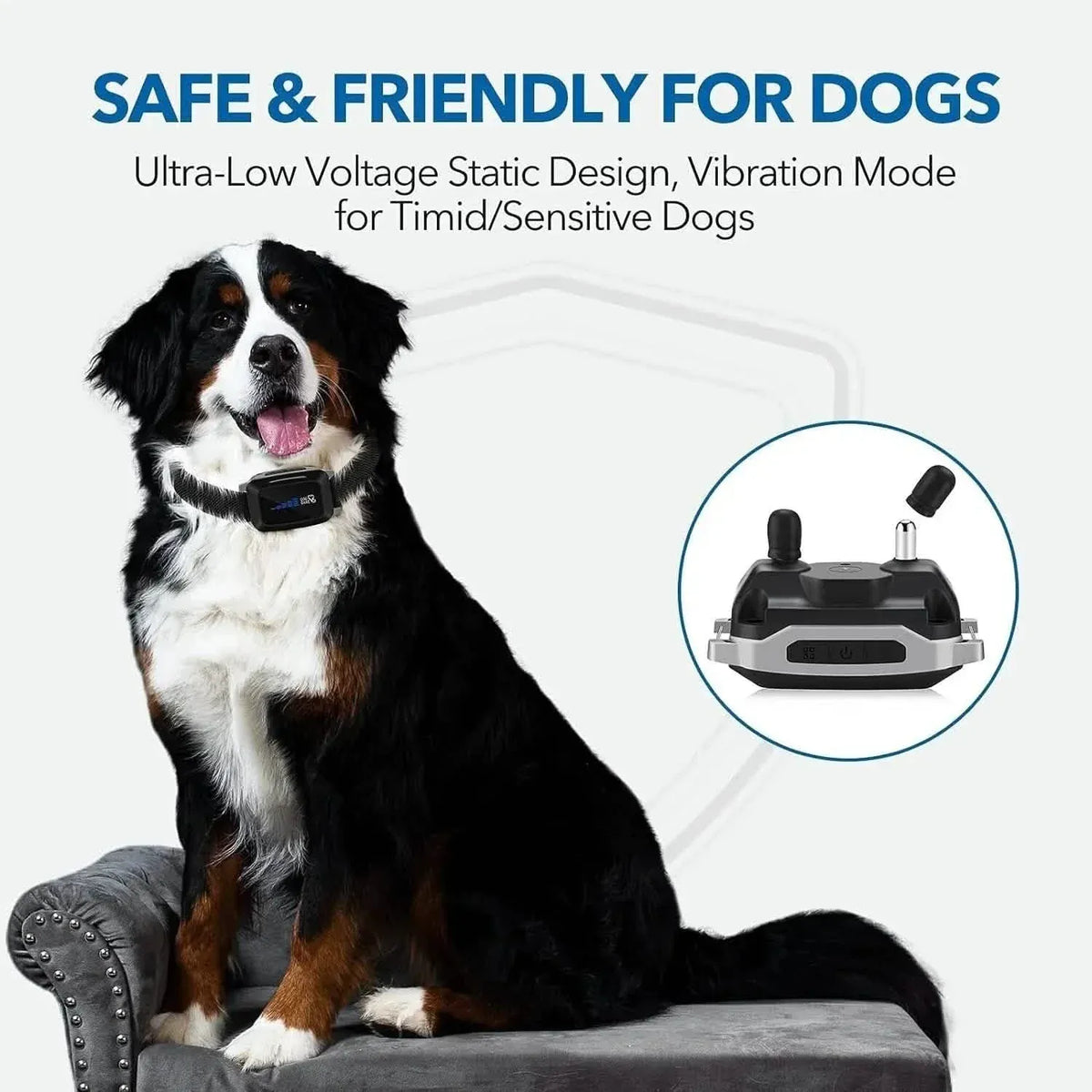 Dog Bark Collar Rechargeable with Intelligent Bark Control Vibration - A-1 Thread Vault