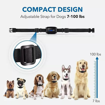 Dog Bark Collar Rechargeable with Intelligent Bark Control Vibration - A-1 Thread Vault