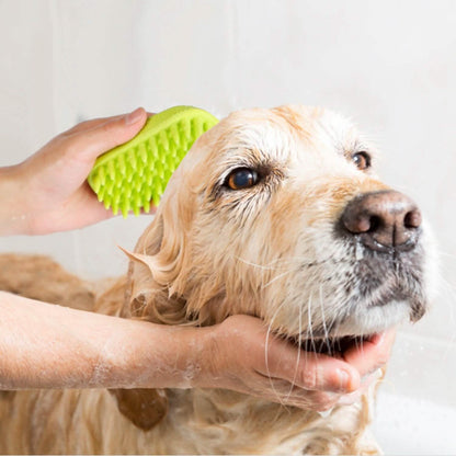 Dog Bath Brush Anti-Skid Pet Grooming Shower Silicone Massage Comb - A-1 Thread Vault
