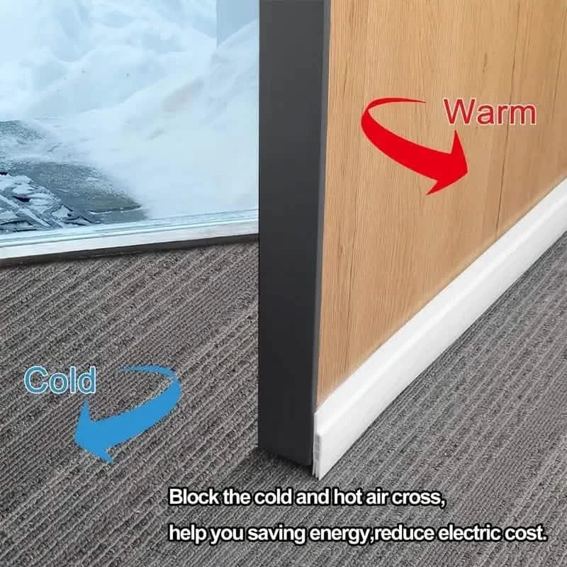 Door Draft Stopper Under Door Seal for Exterior/Interior Doors - A-1 Thread Vault