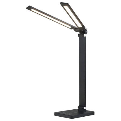 Double Head Desk Lamp with Wireless Charging USB Port - A-1 Thread Vault