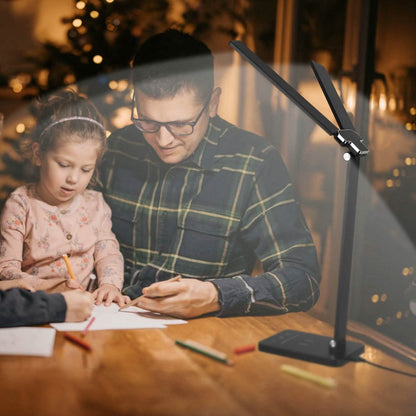 Double Head Desk Lamp with Wireless Charging USB Port - A-1 Thread Vault