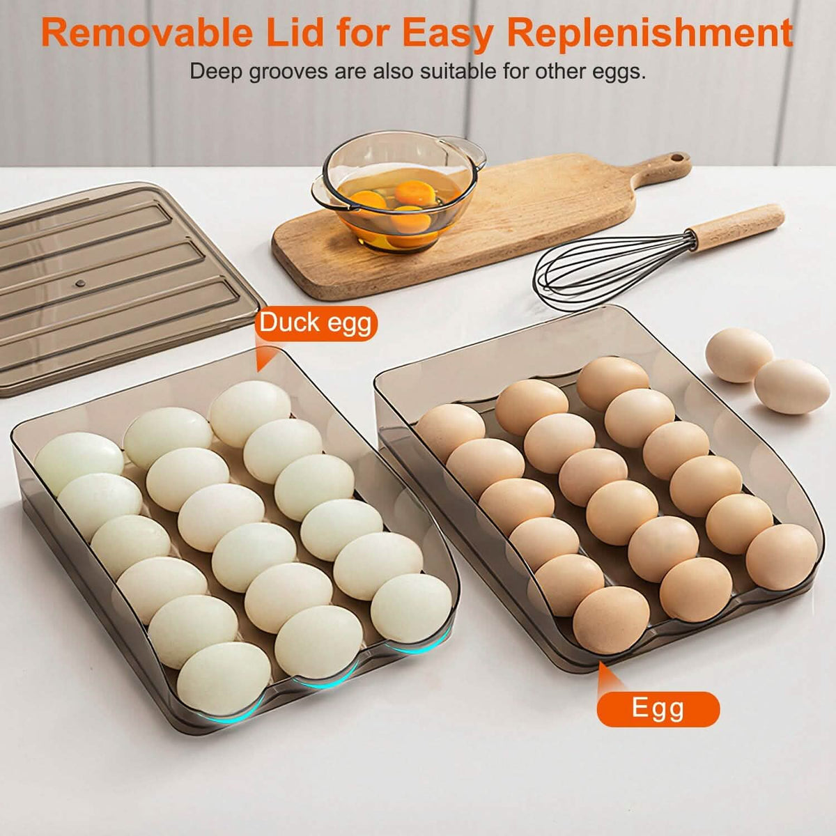 Double Layer Egg Storage for Refrigerator - A-1 Thread Vault