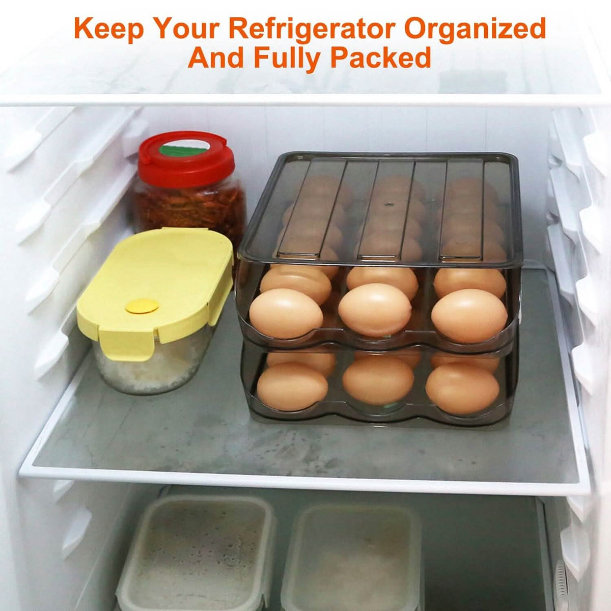 Double Layer Egg Storage for Refrigerator - A-1 Thread Vault