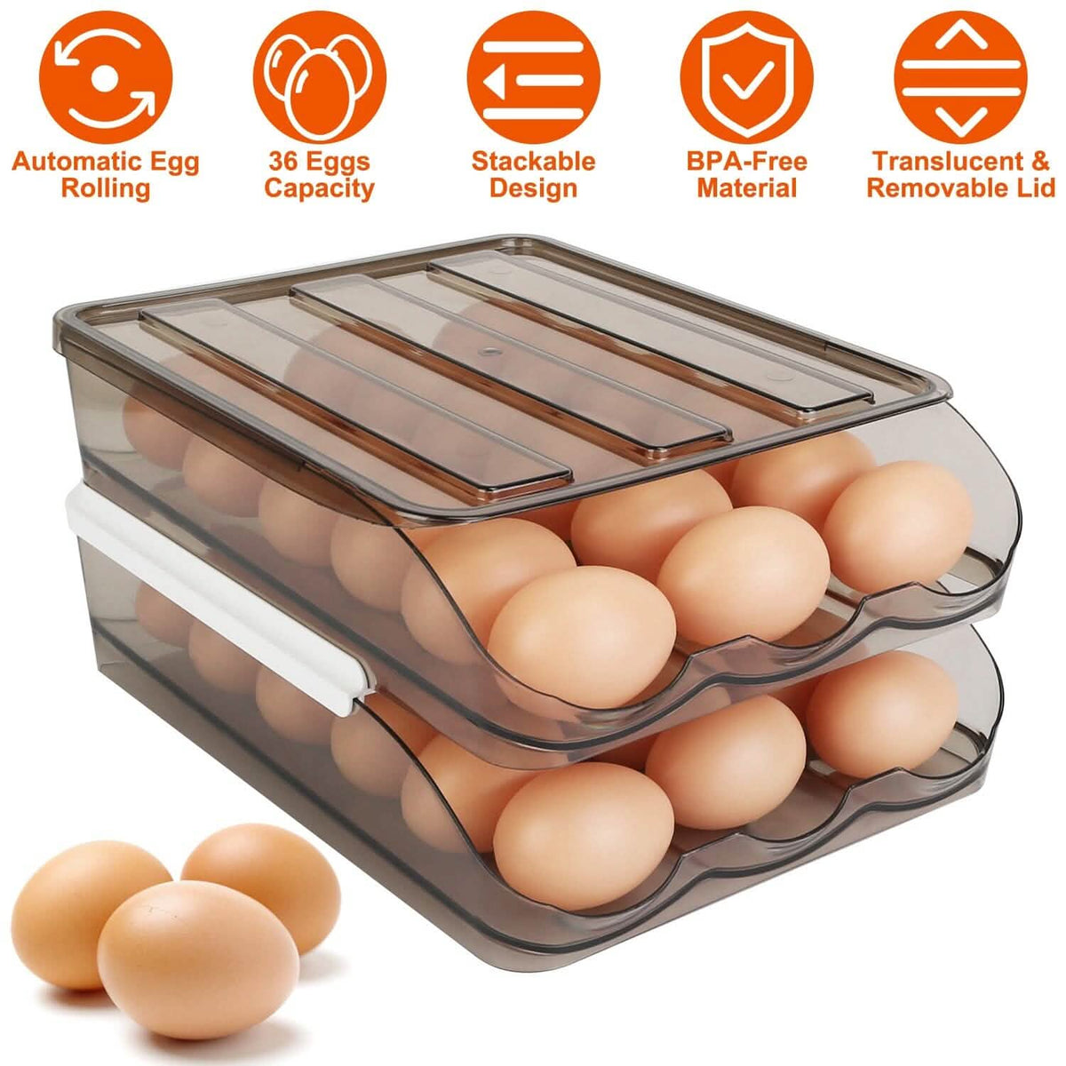 Double Layer Egg Storage for Refrigerator - A-1 Thread Vault