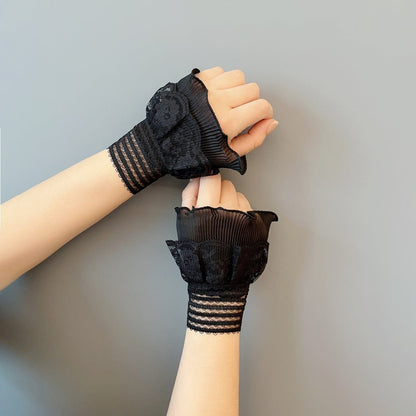 Double Layer Lace Ruffle Cuff Sleeves (MAC421) - A-1 Thread Vault