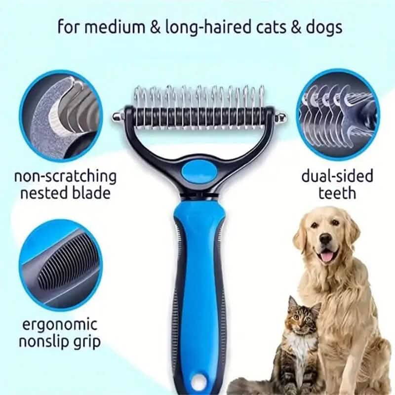 Double Sided Pet Grooming Hair Removal Tool - A-1 Thread Vault