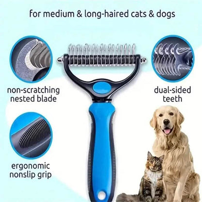 Double Sided Pet Grooming Hair Removal Tool - A-1 Thread Vault