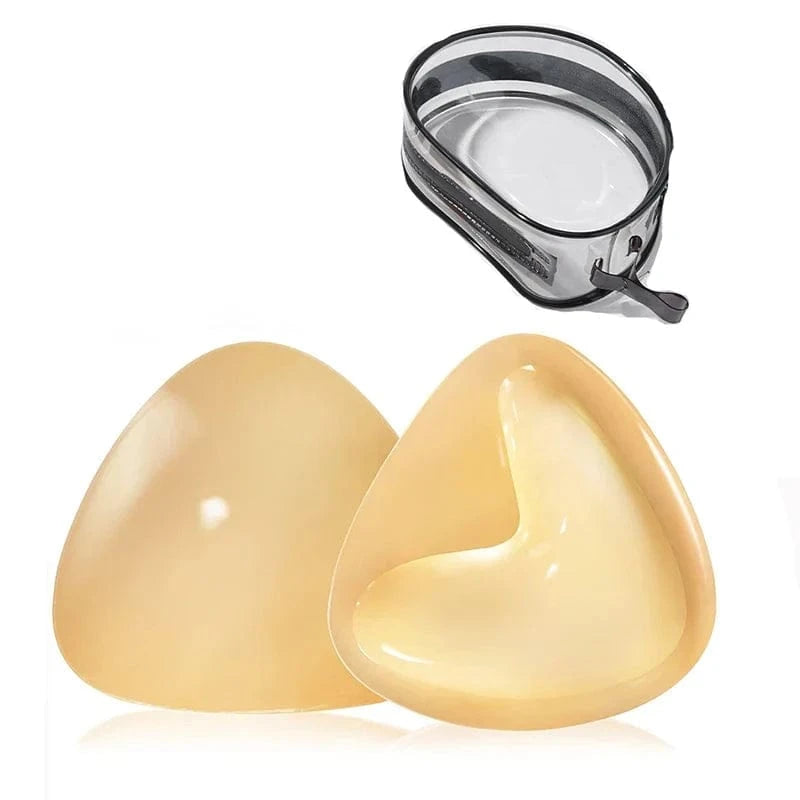 Double-Sided Sticky Bra Pads Women Summer Ultra Instant Push Up Bra Pads Reusable Padded Inserts Strapless Lift For Swimsuit - A-1 Thread Vault