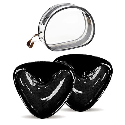 Double-Sided Sticky Bra Pads Women Summer Ultra Instant Push Up Bra Pads Reusable Padded Inserts Strapless Lift For Swimsuit - A-1 Thread Vault