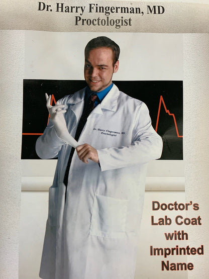 Dr. Harry Fingerman Lab Coat Costume - A-1 Thread Vault
