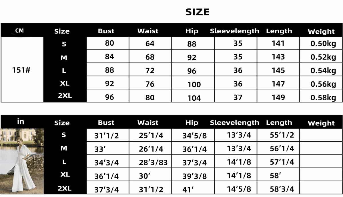Dress Jumpsuit Explosive Deep V High Waist Wide Leg Trousers - A-1 Thread Vault