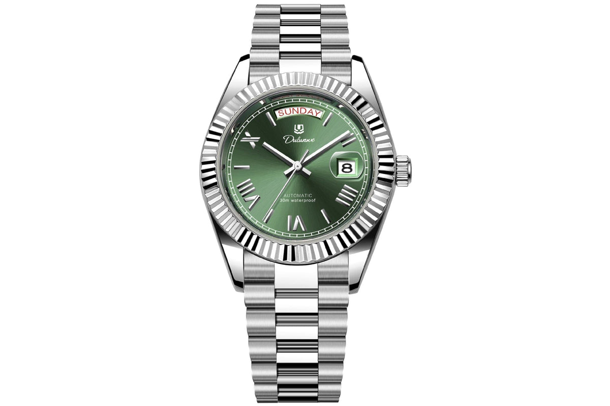 Dual-calendar Automatic Mechanical Mens Watch - A-1 Thread Vault