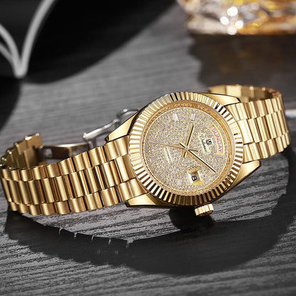 Dual-calendar Automatic Mechanical Mens Watch - A-1 Thread Vault