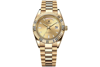 Dual-calendar Automatic Mechanical Mens Watch - A-1 Thread Vault