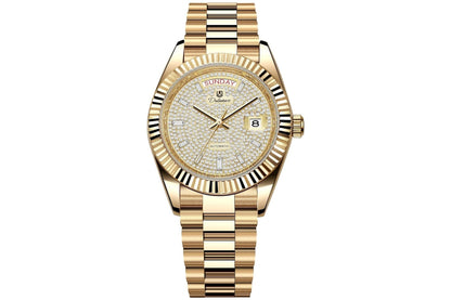 Dual-calendar Automatic Mechanical Mens Watch - A-1 Thread Vault