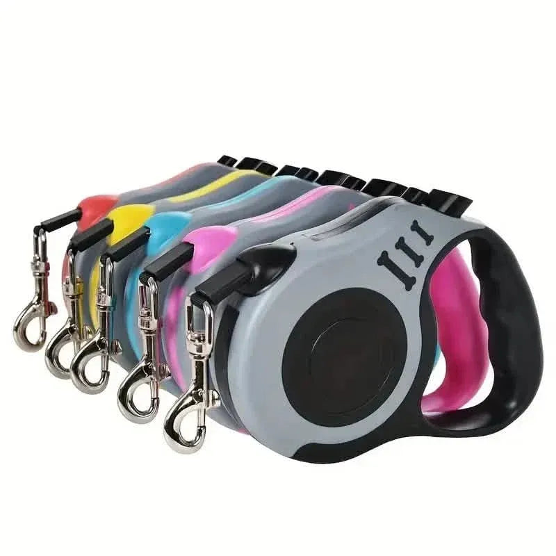 Durable Double Switch Retractable Pet Leash - A-1 Thread Vault