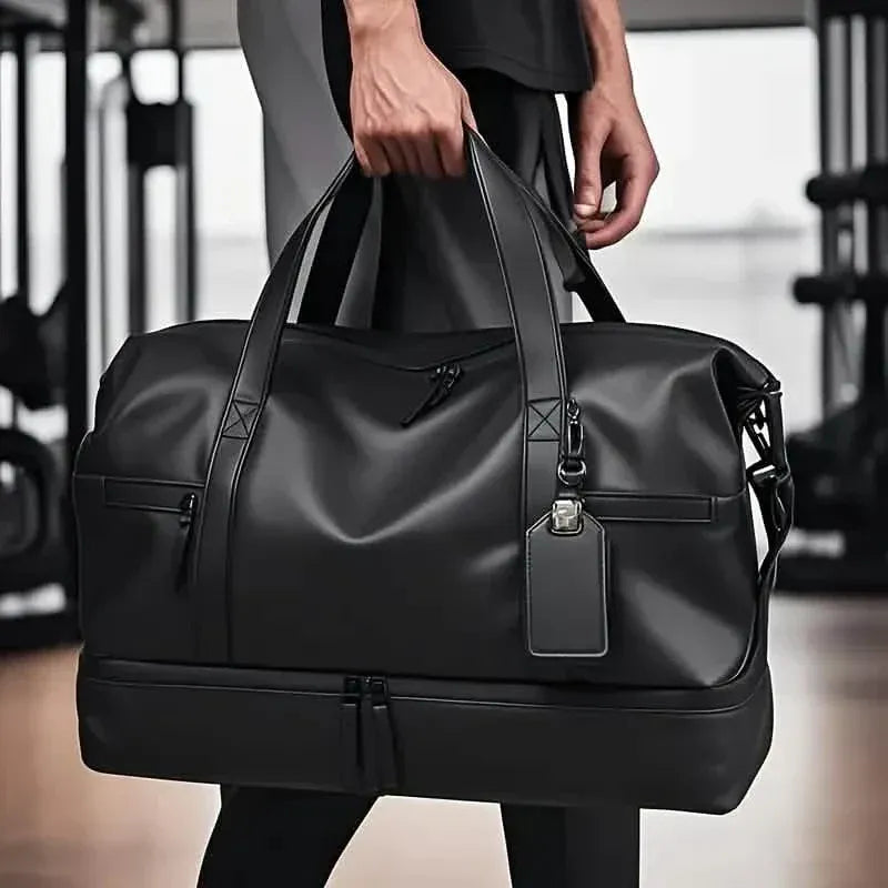 Durable Large Weekender Bag with Shoe Compartment - A-1 Thread Vault