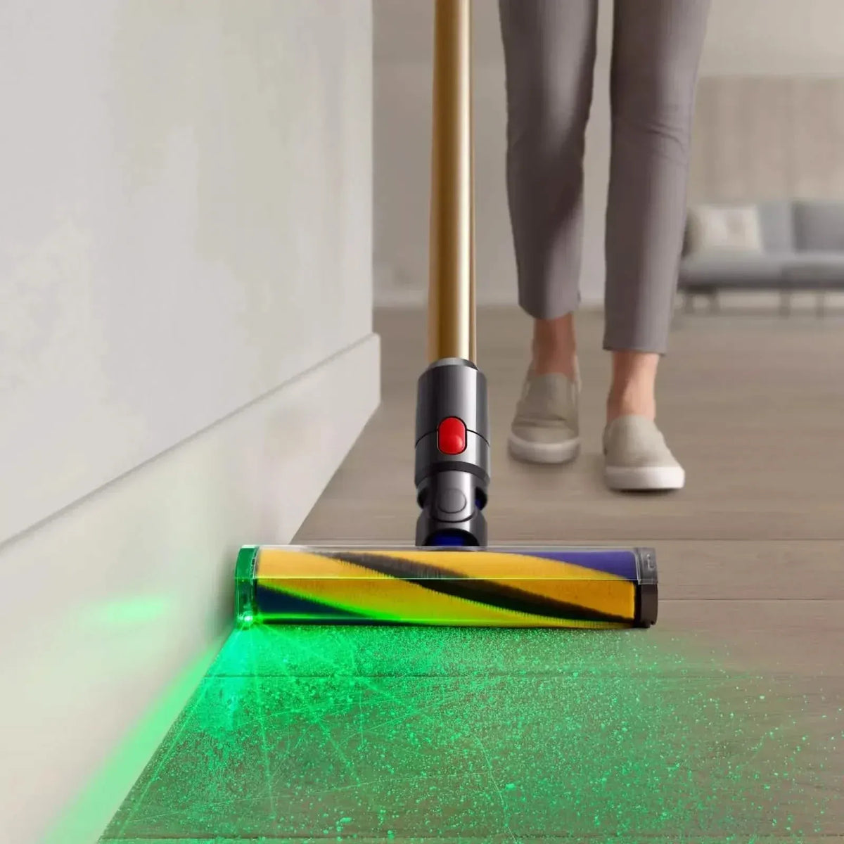 Dyson V15 Detect Absolute Stick Vacuum Cleaner HEPA Filtration - Gold (447294-01) - A-1 Thread Vault