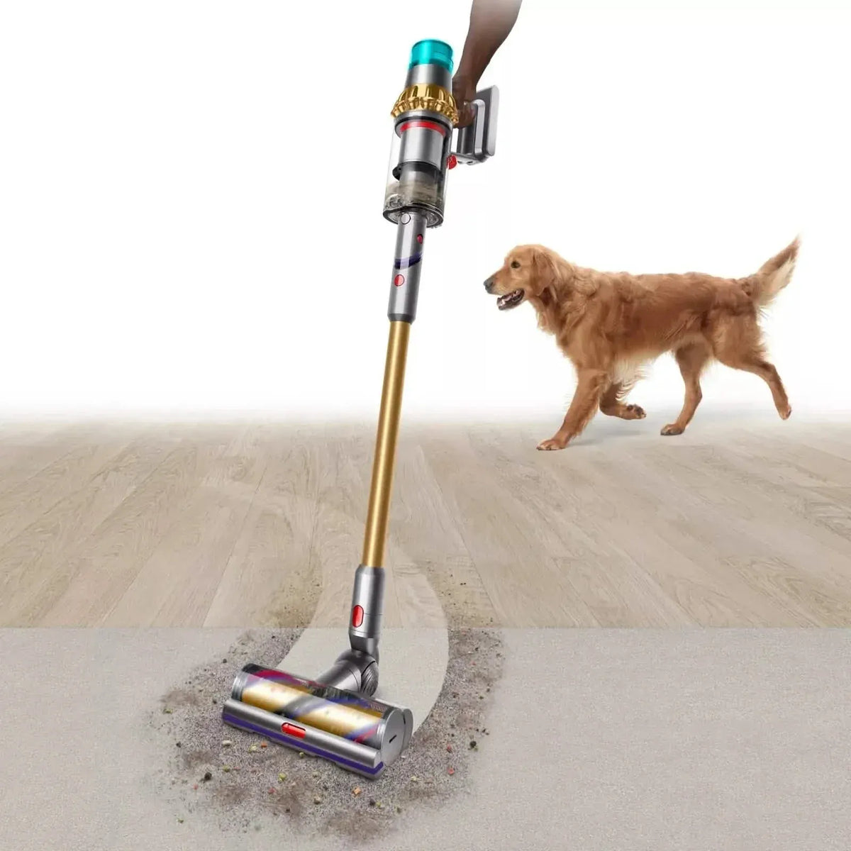 Dyson V15 Detect Absolute Stick Vacuum Cleaner HEPA Filtration - Gold (447294-01) - A-1 Thread Vault