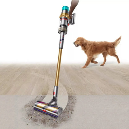 Dyson V15 Detect Absolute Stick Vacuum Cleaner HEPA Filtration - Gold (447294-01) - A-1 Thread Vault