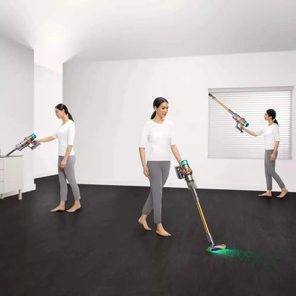 Dyson V15 Detect Absolute Stick Vacuum Cleaner HEPA Filtration - Gold (447294-01) - A-1 Thread Vault