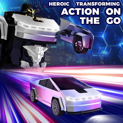 2.4GHz Remote Control Off-Road Car – Robot Transforming, LED Lights - A-1 Thread Vault