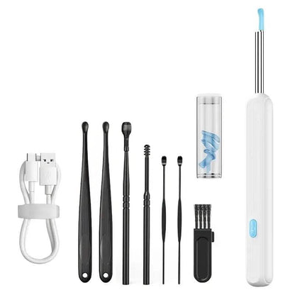 Ear Wax Removal Kit with Camera, Light and 6 Ear Spoons - A-1 Thread Vault