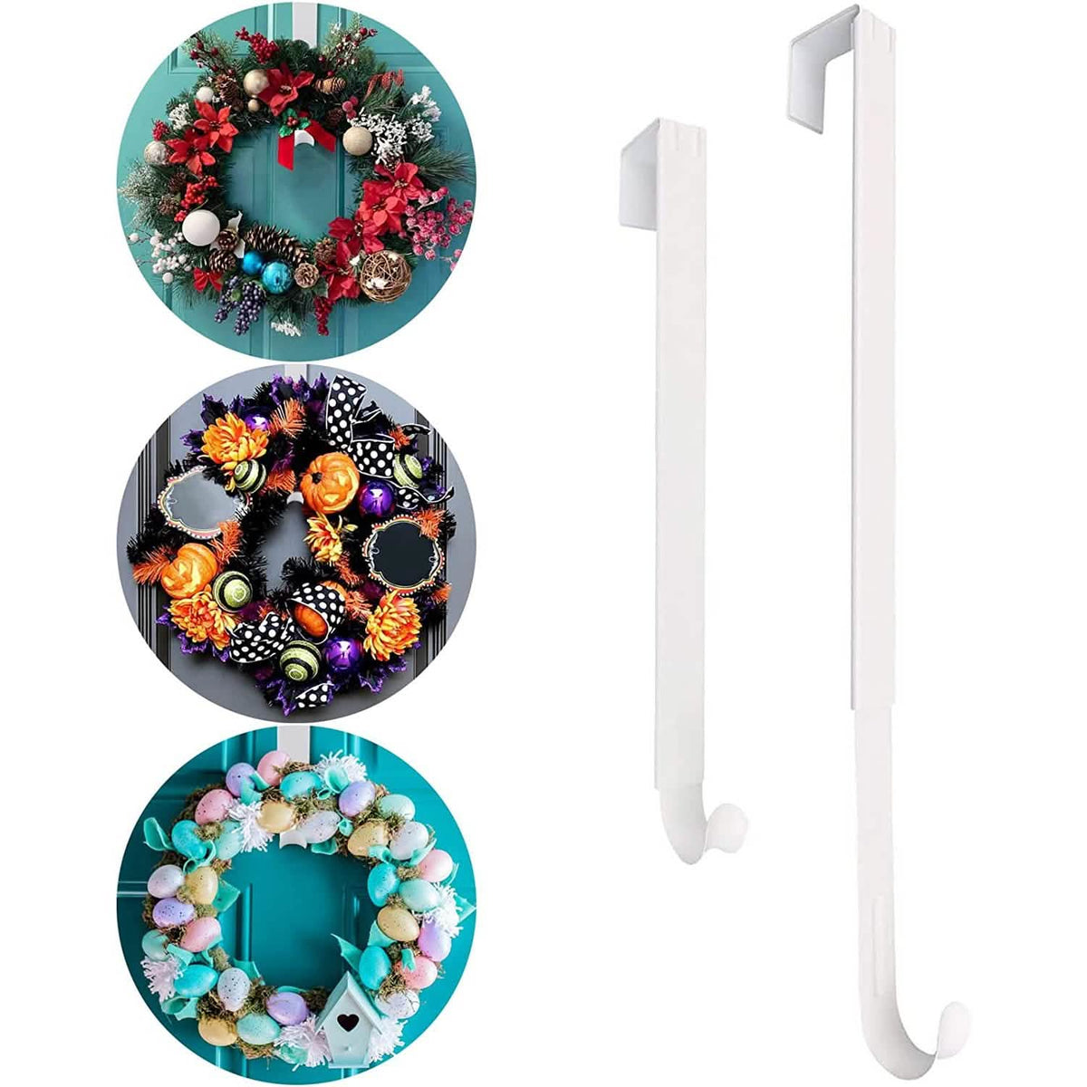 Easter Decorations Adjustable Wreath Hanger - A-1 Thread Vault