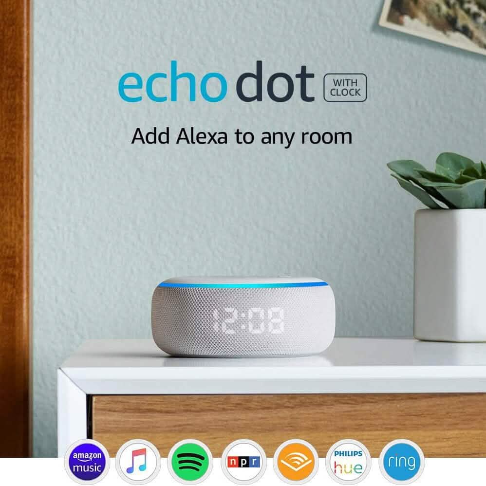 Echo Dot (3rd Gen) - Smart speaker with clock and Alexa (Refurbished) - A-1 Thread Vault