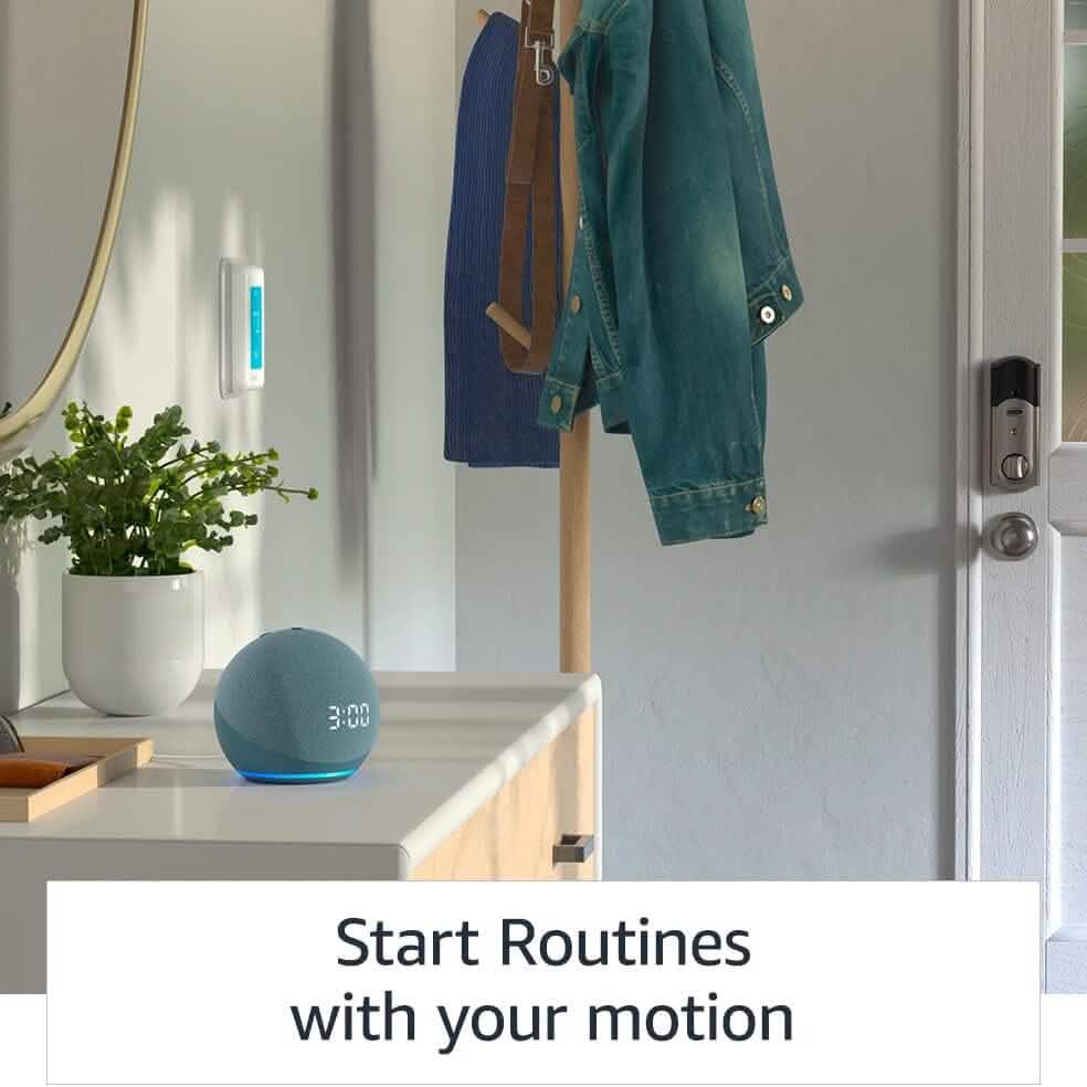 Echo Dot (4th Gen) | Smart Speaker With Clock and Alexa (Refurbished) - A-1 Thread Vault