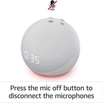 Echo Dot (4th Gen) | Smart Speaker With Clock and Alexa (Refurbished) - A-1 Thread Vault