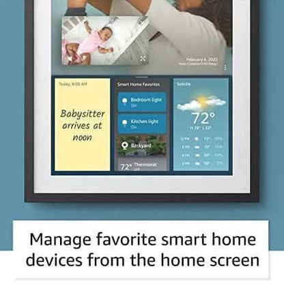 Echo Show 15 Full HD 15.6" Smart Display with Alexa, Fire TV and Remote (Refurbished) - A-1 Thread Vault