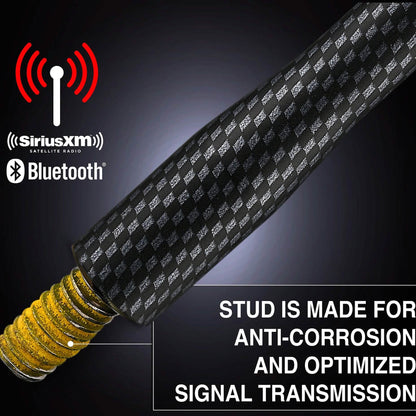 EcoAuto Antenna fits Ford F150 F250 F350 Super Duty, Bronco, Raptor & Dodge RAM Truck Short Antenna - A-1 Thread Vault