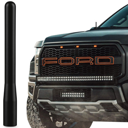 EcoAuto Antenna fits Ford F150 F250 F350 Super Duty, Bronco, Raptor & Dodge RAM Truck Short Antenna - A-1 Thread Vault