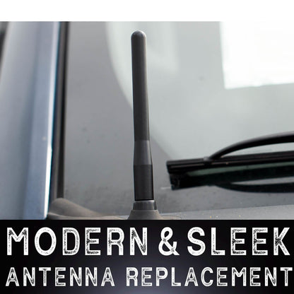 EcoAuto Antenna fits Ford F150 F250 F350 Super Duty, Bronco, Raptor & Dodge RAM Truck Short Antenna - A-1 Thread Vault