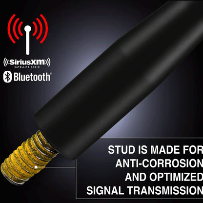 EcoAuto Antenna fits Ford F150 F250 F350 Super Duty, Bronco, Raptor & Dodge RAM Truck Short Antenna - A-1 Thread Vault