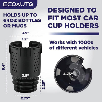 EcoAuto Cup Holder Expander for Car - A-1 Thread Vault