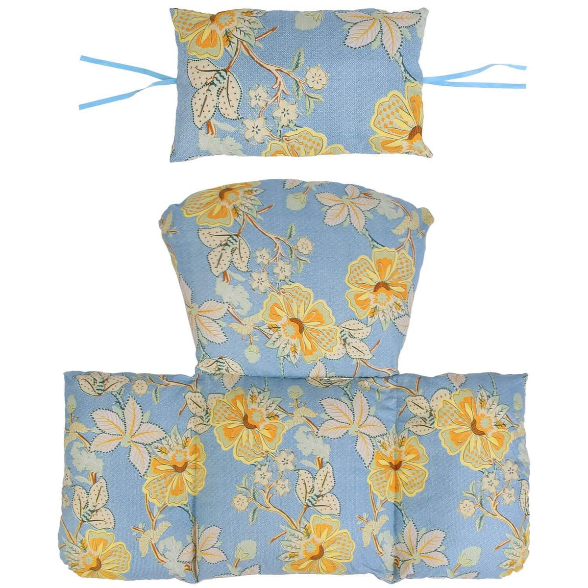 Egg Chair Hanging Basket Seat Soft Cushion with Headrest - A-1 Thread Vault
