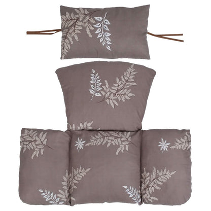 Egg Chair Hanging Basket Seat Soft Cushion with Headrest - A-1 Thread Vault