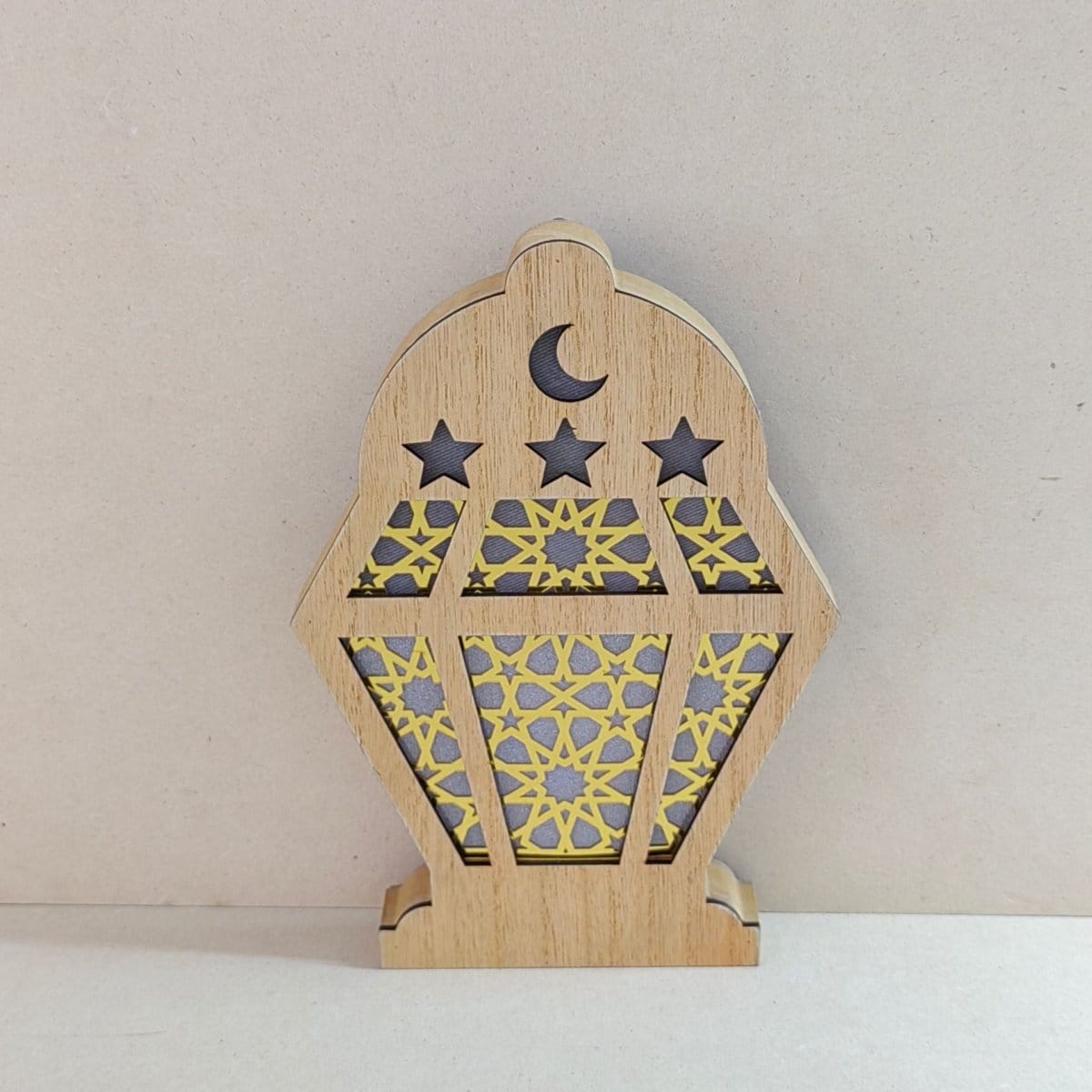 Eid Wooden LED Decorative Desktop Ornaments (MAC395) - A-1 Thread Vault
