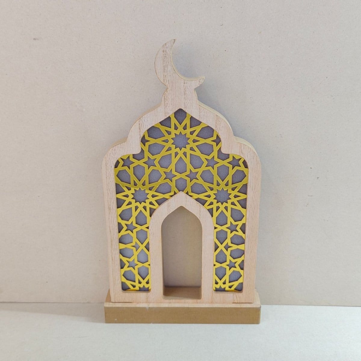Eid Wooden LED Decorative Desktop Ornaments (MAC395) - A-1 Thread Vault